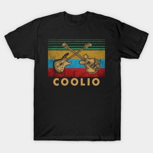 Graphic Proud Coolio Name Guitars Birthday 70s 80s 90s T-Shirt